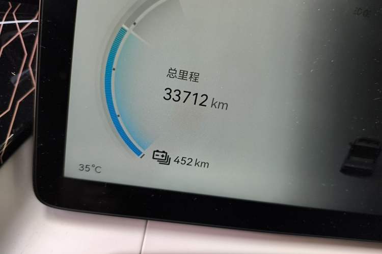 Used Zeekr 009 2022 WE Edition Odometer Close Up
