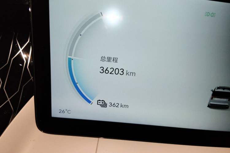 Used Zeekr 009 2022 WE Edition Odometer Close Up