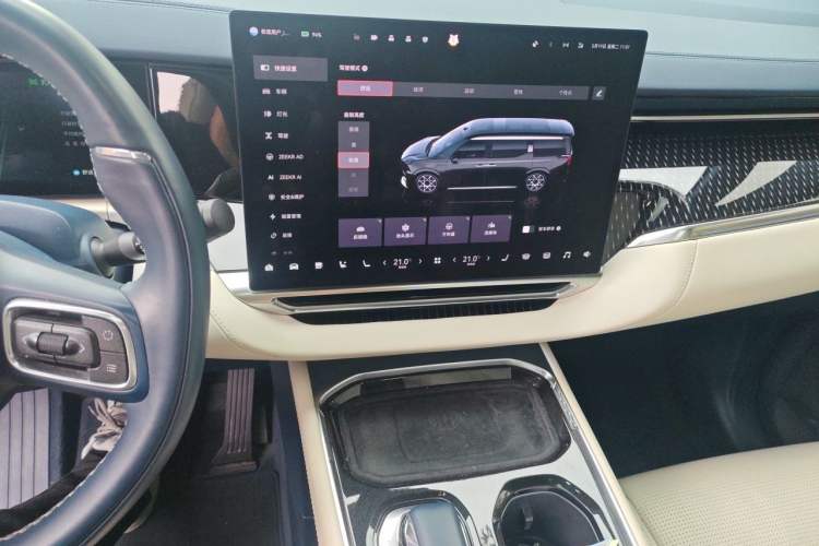 Used Zeekr 009 2024 Six-Seat Executive Version 4WD 108 kWh Audio And AC Panel