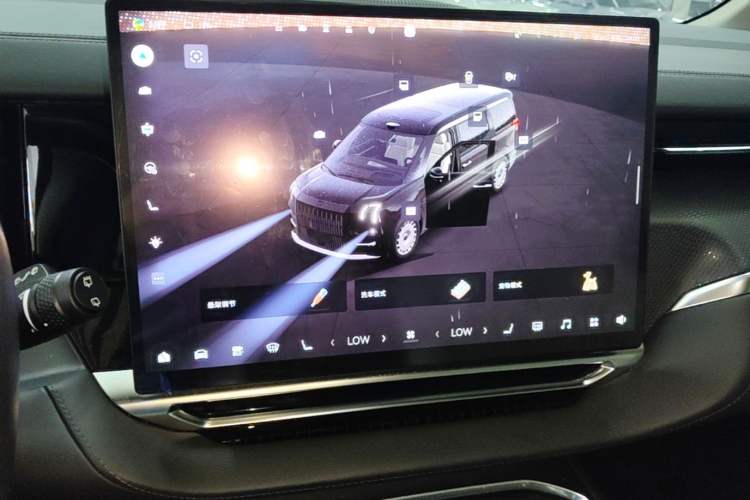 Used Zeekr 009 2024 GAC Trumpchi Audio And AC Panel
