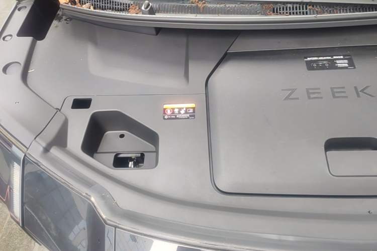 Used Zeekr 009 2024 Six-Seat Executive Version 4WD 108 kWh Engine Bay Right