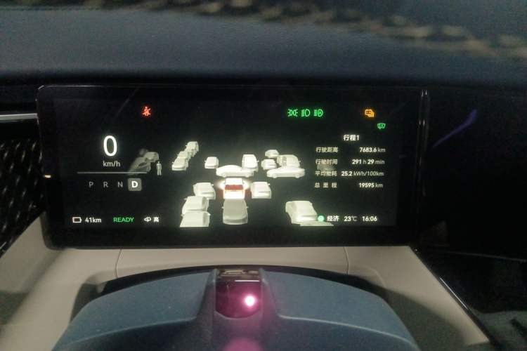Used Zeekr 009 2024 7-Seater Walk-Through Version Four-Wheel Drive 108 kWh Instrument Cluster