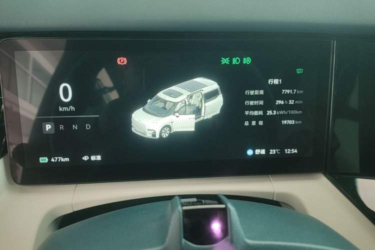 Used Zeekr 009 2024 7-Seater Walk-Through Version Four-Wheel Drive 108 kWh Instrument Cluster