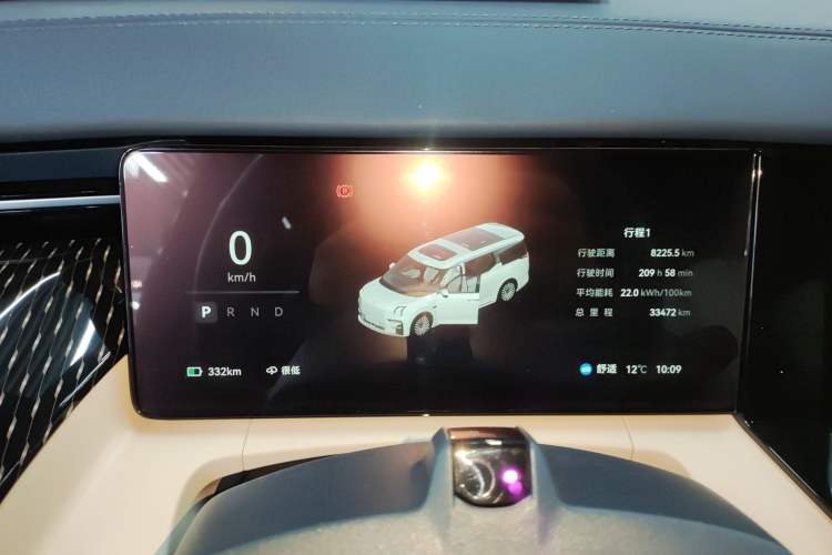 Used Zeekr 009 2024 7-Seater Aisle Version 108 kWh Instrument Cluster