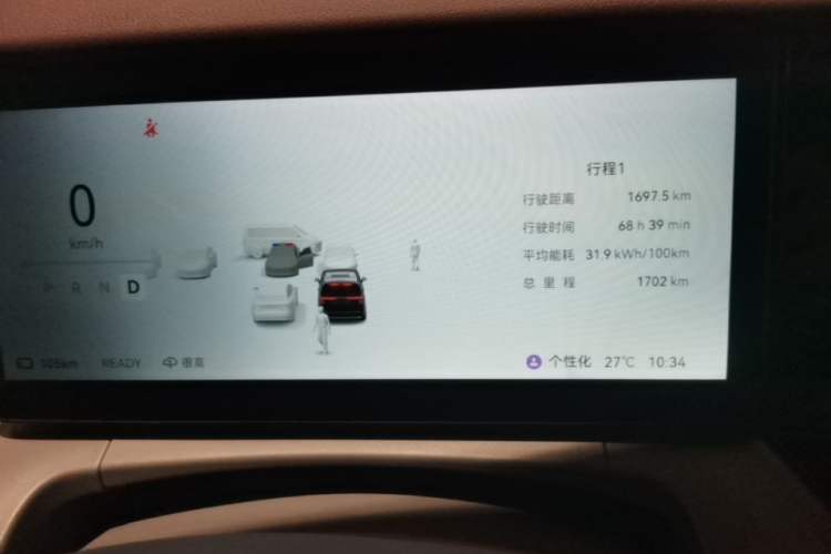 Used Zeekr 009 2024 7-Seater Walk-Through Version Four-Wheel Drive 108 kWh Instrument Cluster