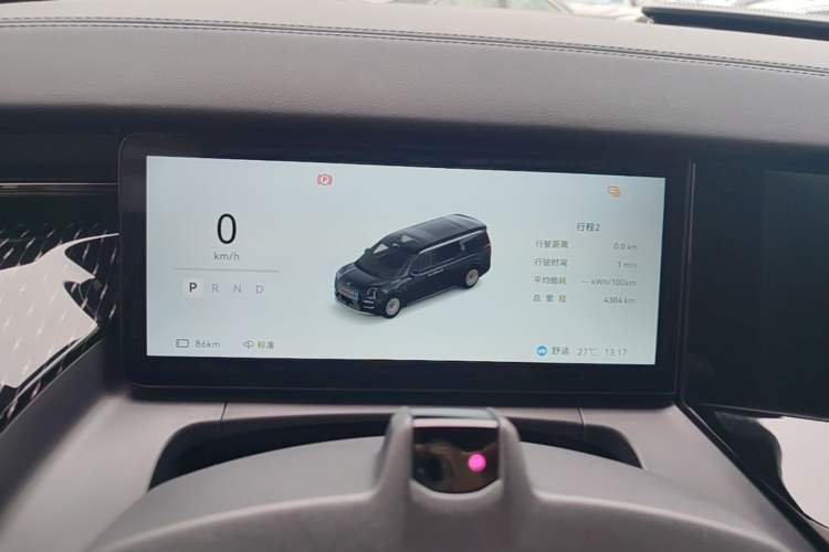 Used Zeekr 009 2024 7-Seater Walk-Through Version Four-Wheel Drive 108 kWh Instrument Cluster
