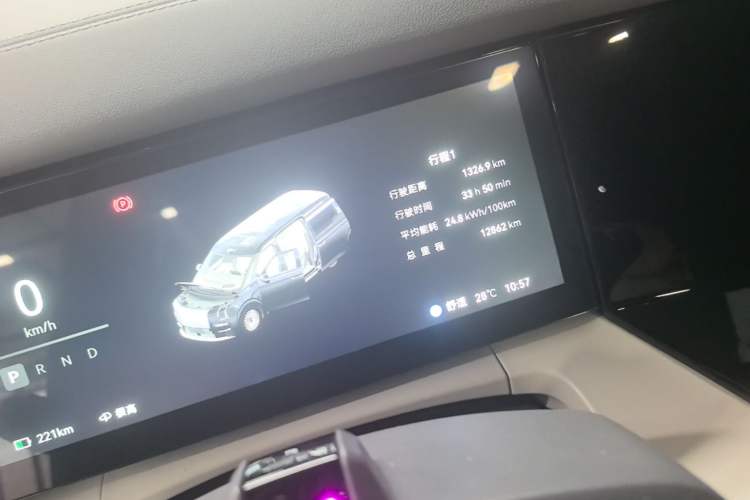 Used Zeekr 009 2024 7-Seater Walk-Through Version Four-Wheel Drive 108 kWh Instrument Cluster