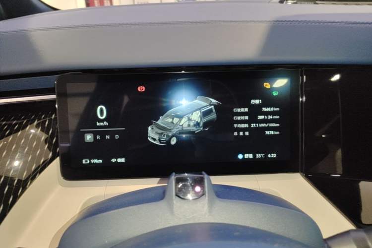 Used Zeekr 009 2024 Six-Seat Executive Version 4WD 108 kWh Instrument Cluster