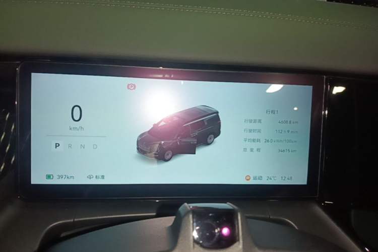 Used Zeekr 009 2024 Six-Seat Executive Version 4WD 108 kWh Instrument Cluster