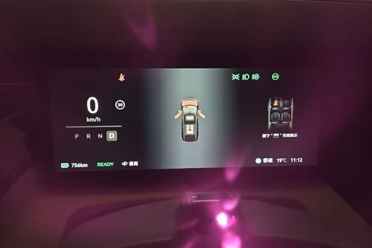 Used Zeekr 009 2024 7-Seater Aisle Version 140 kWh Instrument Cluster
