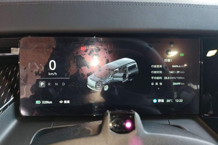 Used Zeekr 009 2024 7-Seater Walk-Through Version Four-Wheel Drive 108 kWh Instrument Cluster