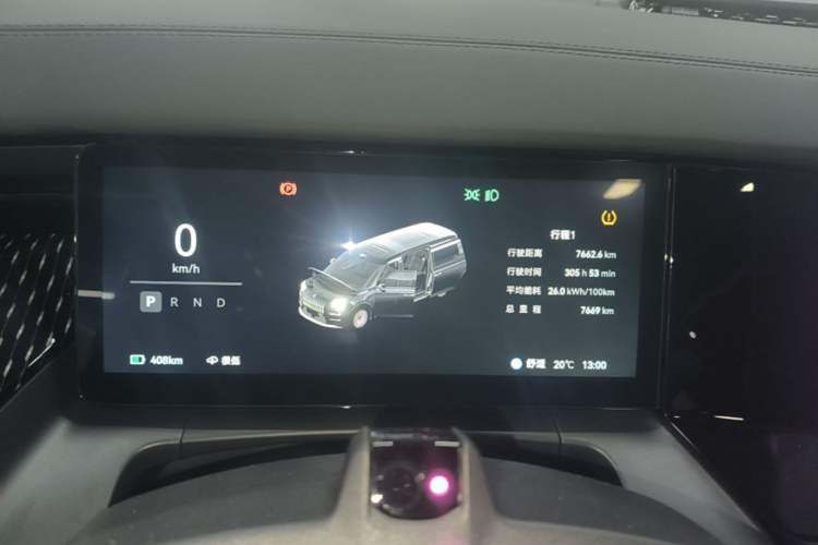 Used Zeekr 009 2024 7-Seater Walk-Through Version Four-Wheel Drive 108 kWh Instrument Cluster