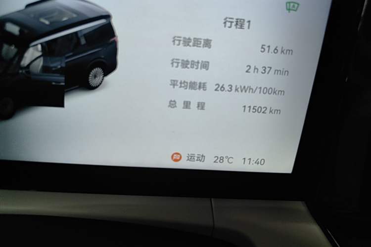 Used Zeekr 009 2024 7-Seater Walk-Through Version Four-Wheel Drive 108 kWh Instrument Cluster
