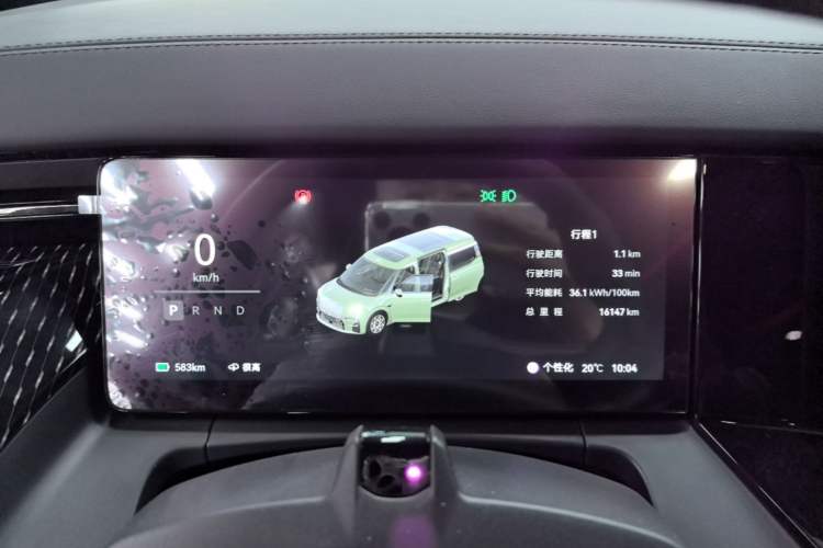 Used Zeekr 009 2024 7-Seater Walk-Through Version Four-Wheel Drive 108 kWh Instrument Cluster