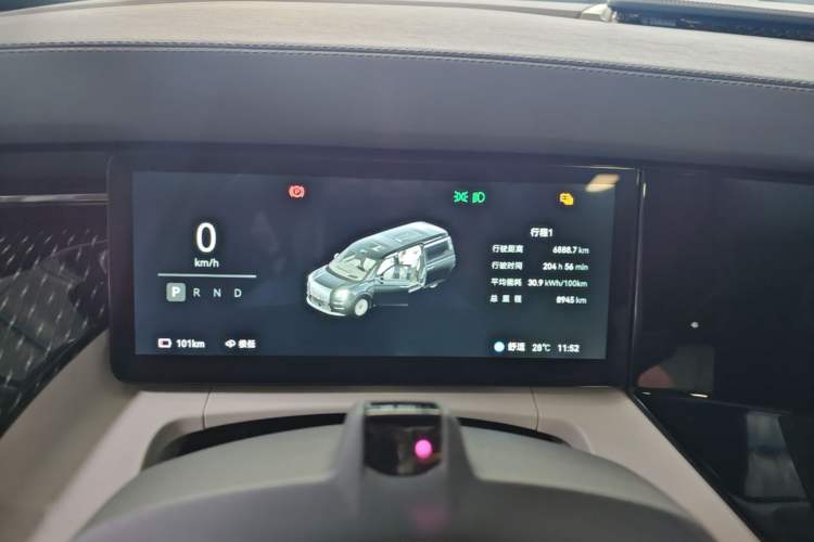 Used Zeekr 009 2024 Six-Seat Executive Version 4WD 108 kWh Instrument Cluster