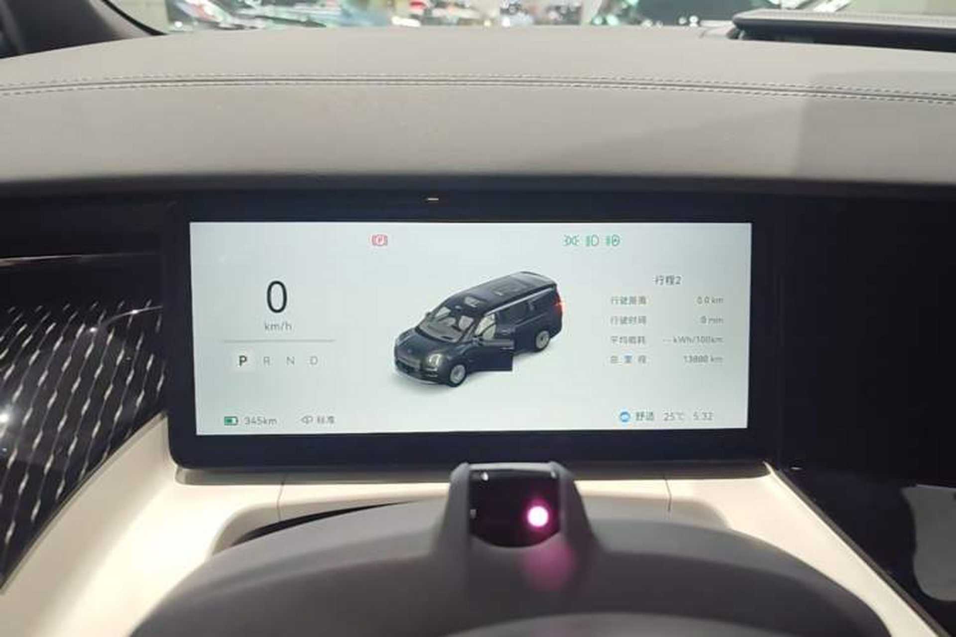 Used Zeekr 009 2024 7-Seater Walk-Through Version Four-Wheel Drive 108 kWh Instrument Cluster