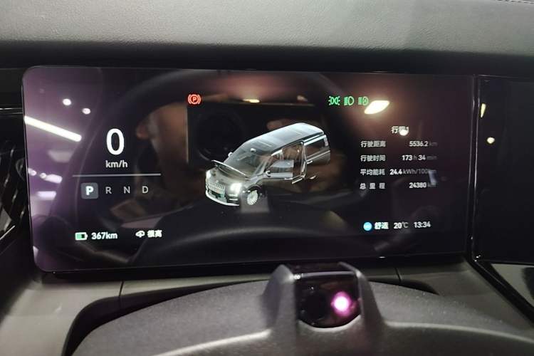 Used Zeekr 009 2024 Six-Seat Executive Version 4WD 108 kWh Instrument Cluster