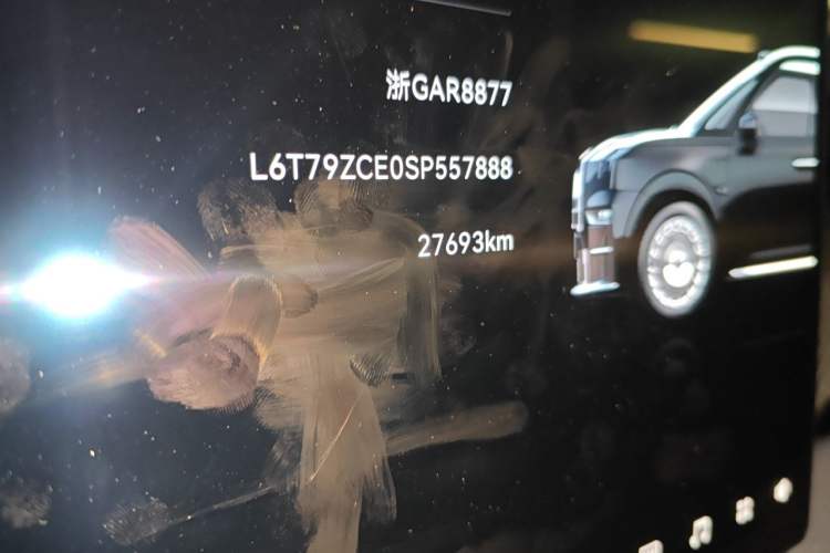 Used Zeekr 009 2024 GAC Trumpchi Heritage Edition Odometer Close Up