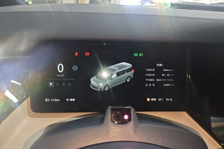 Used Zeekr 009 2024 Six-Seat Executive Version 4WD 108 kWh Instrument Cluster