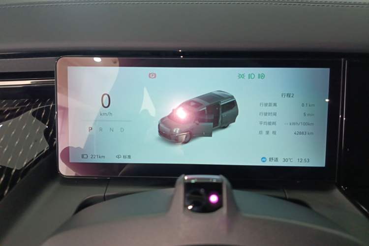 Used Zeekr 009 2024 7-Seater Aisle Version 108 kWh Instrument Cluster