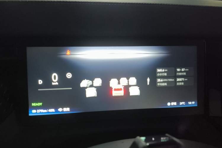 Used Zeekr 009 2024 7-Seater Walk-Through Version Four-Wheel Drive 108 kWh Instrument Cluster