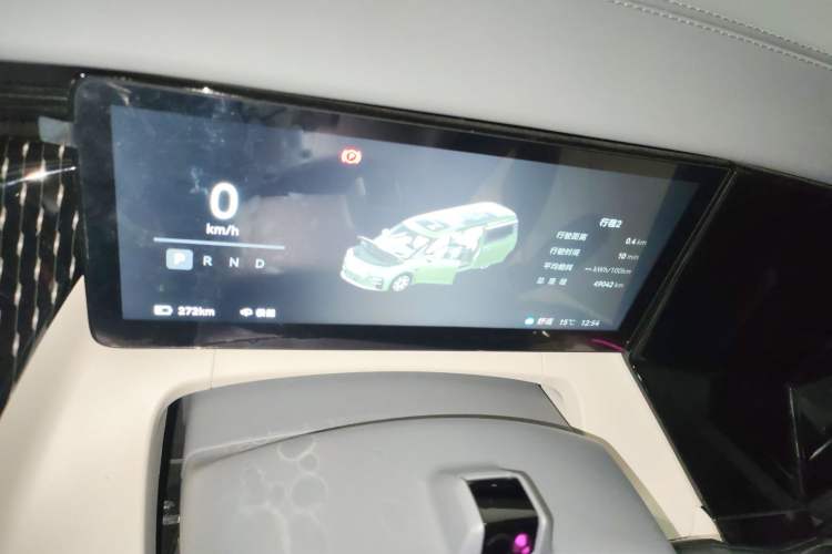 Used Zeekr 009 2024 7-Seater Walk-Through Version Four-Wheel Drive 108 kWh Instrument Cluster