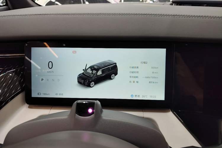 Used Zeekr 009 2024 7-Seater Walk-Through Version Four-Wheel Drive 108 kWh Instrument Cluster