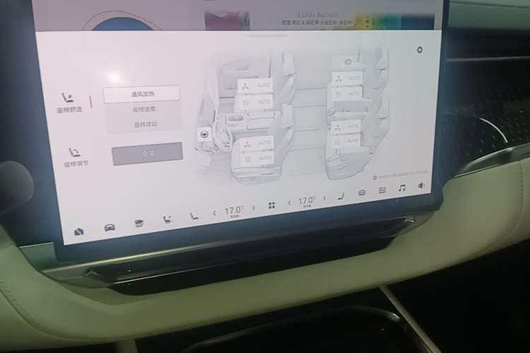 Used Zeekr 009 2024 7-Seater Aisle Version 108 kWh Audio And AC Panel