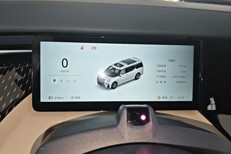Used Zeekr 009 2024 7-Seater Walk-Through Version Four-Wheel Drive 108 kWh Instrument Cluster