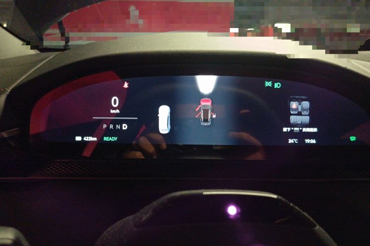 Used Zeekr 7X 2025 75 kWh Rear-Wheel Drive Intelligent Driving Version Instrument Cluster