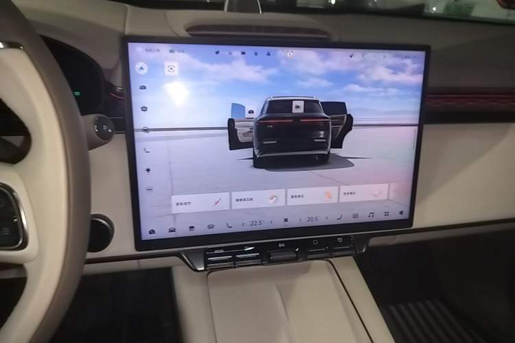 Used Zeekr 7X 2025 100kWh Long-Range All-Wheel Drive Intelligent Driving Version Audio And AC Panel