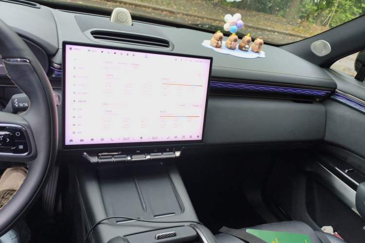 Used Zeekr 7X 2025 75 kWh Rear-Wheel Drive Intelligent Driving Version Audio And AC Panel