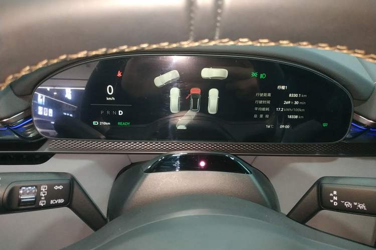 Used Zeekr 7X 2025 75 kWh Rear-Wheel Drive Intelligent Driving Version Instrument Cluster