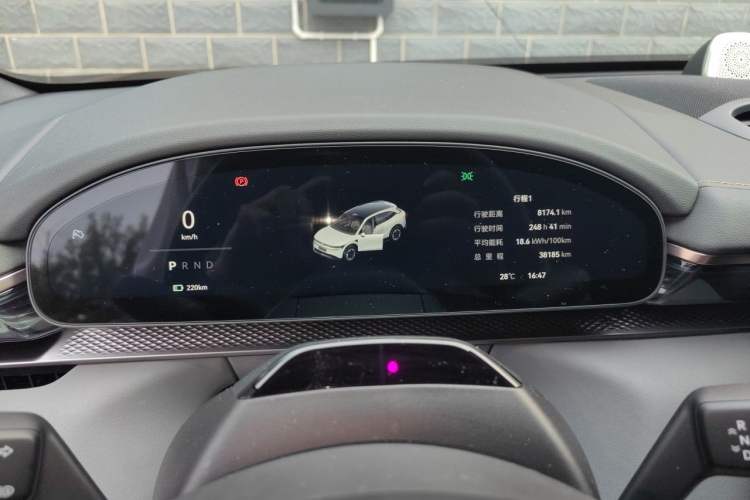 Used Zeekr 7X 2025 75 kWh Rear-Wheel Drive Intelligent Driving Version Instrument Cluster