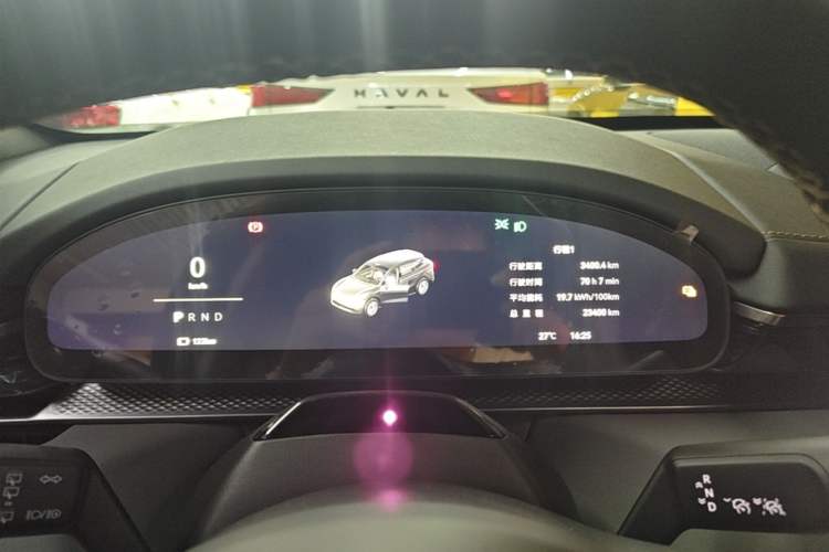 Used Zeekr 7X 2025 100 kWh Long-Range Rear-Wheel Drive with Intelligent Driving Features Instrument Cluster