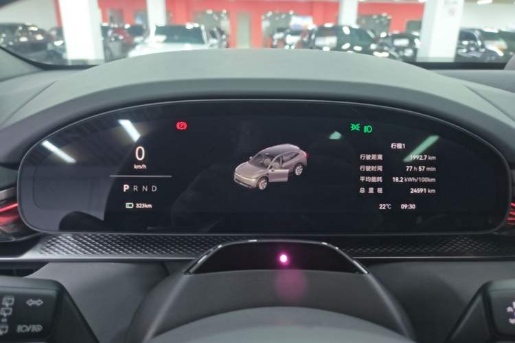 Used Zeekr 7X 2025 100 kWh Long-Range Rear-Wheel Drive with Intelligent Driving Features Instrument Cluster