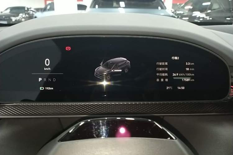 Used Zeekr 7X 2025 100 kWh Long-Range Rear-Wheel Drive with Intelligent Driving Features Instrument Cluster