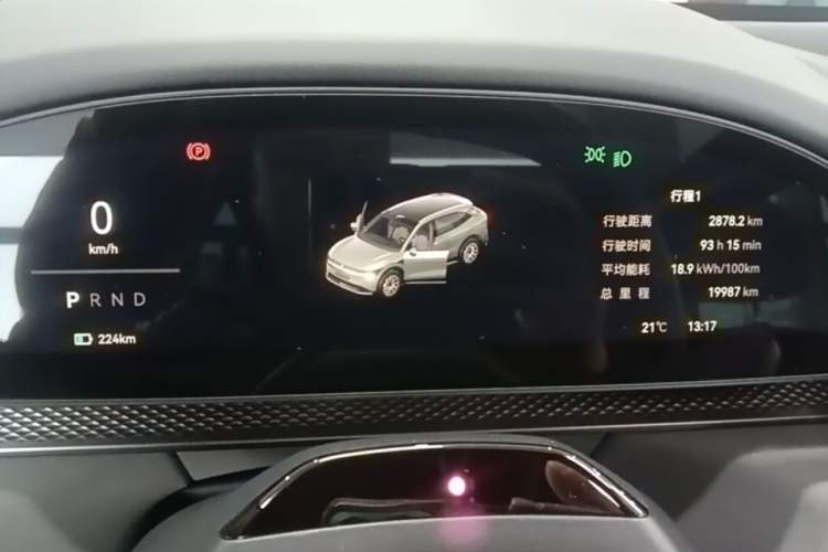 Used Zeekr 7X 2025 75 kWh Rear-Wheel Drive Intelligent Driving Version Instrument Cluster