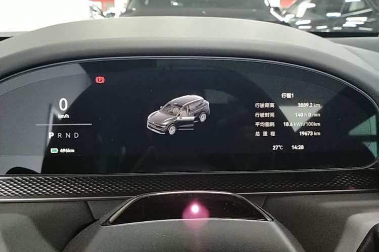 Used Zeekr 7X 2025 75 kWh Rear-Wheel Drive Intelligent Driving Version Instrument Cluster