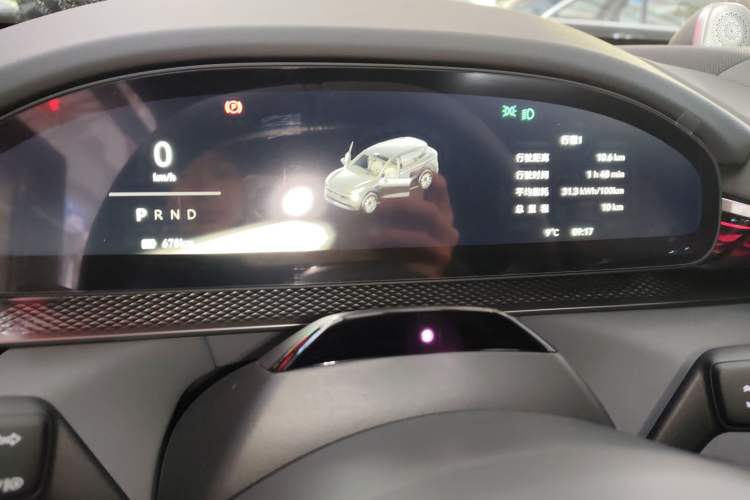Used Zeekr 7X 2025 100 kWh Long-Range Rear-Wheel Drive with Intelligent Driving Features Instrument Cluster