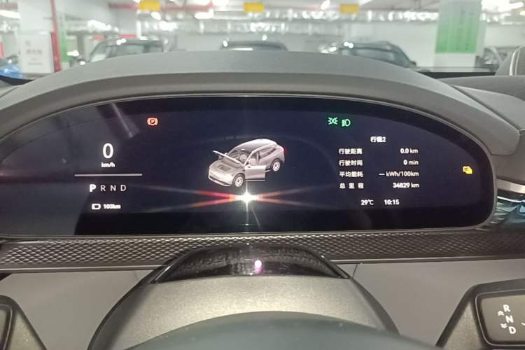 Used Zeekr 7X 2025 75 kWh Rear-Wheel Drive Intelligent Driving Version Instrument Cluster
