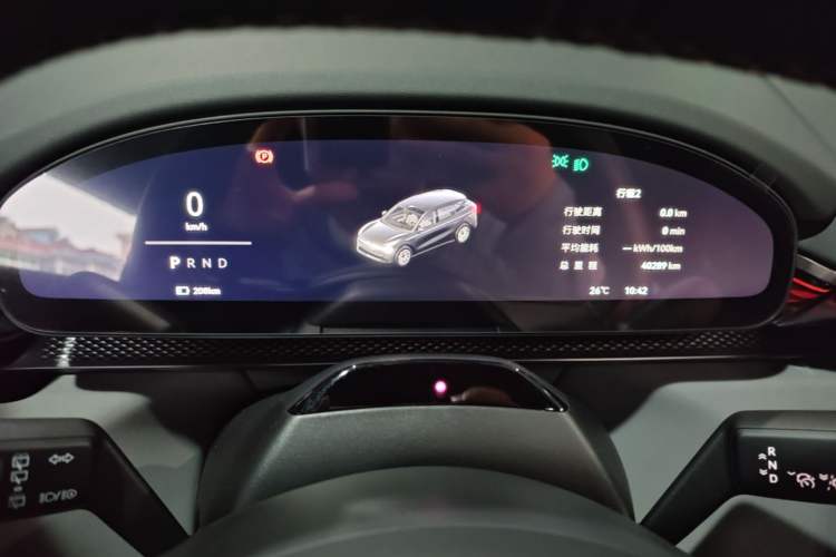 Used Zeekr 7X 2025 100 kWh Long-Range Rear-Wheel Drive with Intelligent Driving Features Instrument Cluster