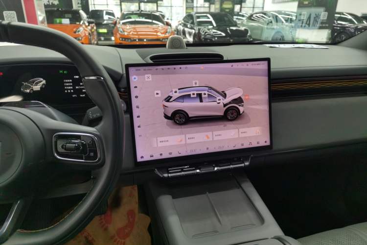 Used Zeekr 7X 2025 75 kWh Rear-Wheel Drive Intelligent Driving Version Audio And AC Panel
