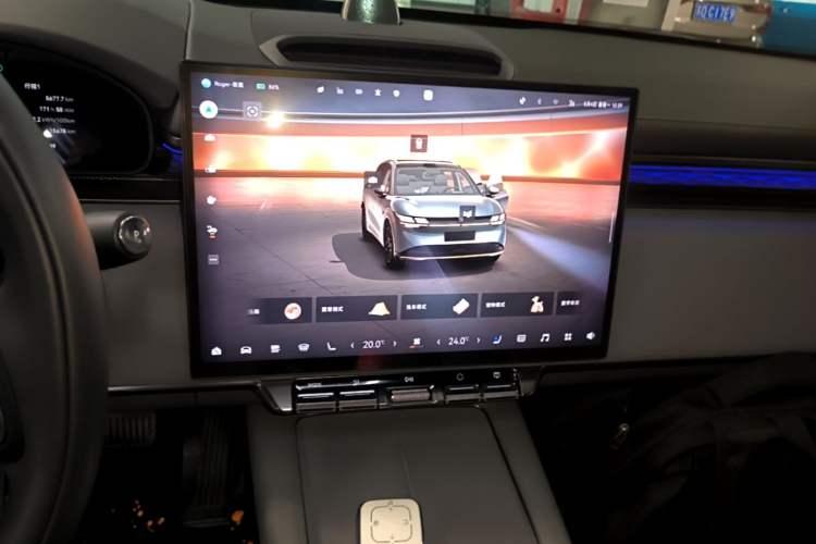 Used Zeekr 7X 2025 100kWh Long-Range All-Wheel Drive Intelligent Driving Version Audio And AC Panel
