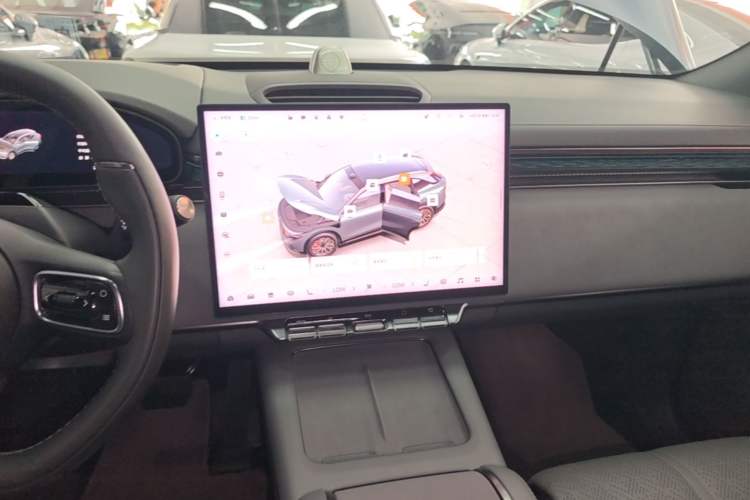 Used Zeekr 7X 2025 75 kWh Rear-Wheel Drive Intelligent Driving Version Audio And AC Panel