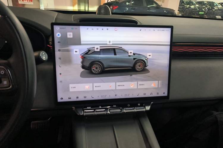 Used Zeekr 7X 2025 100kWh Long-Range All-Wheel Drive Intelligent Driving Version Audio And AC Panel