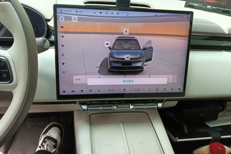 Used Zeekr 7X 2025 100kWh Long-Range All-Wheel Drive Intelligent Driving Version Audio And AC Panel