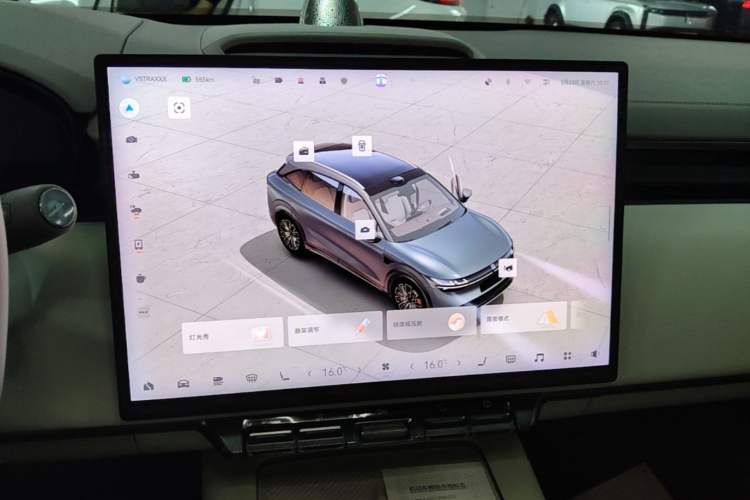 Used Zeekr 7X 2025 100kWh Long-Range All-Wheel Drive Intelligent Driving Version Audio And AC Panel