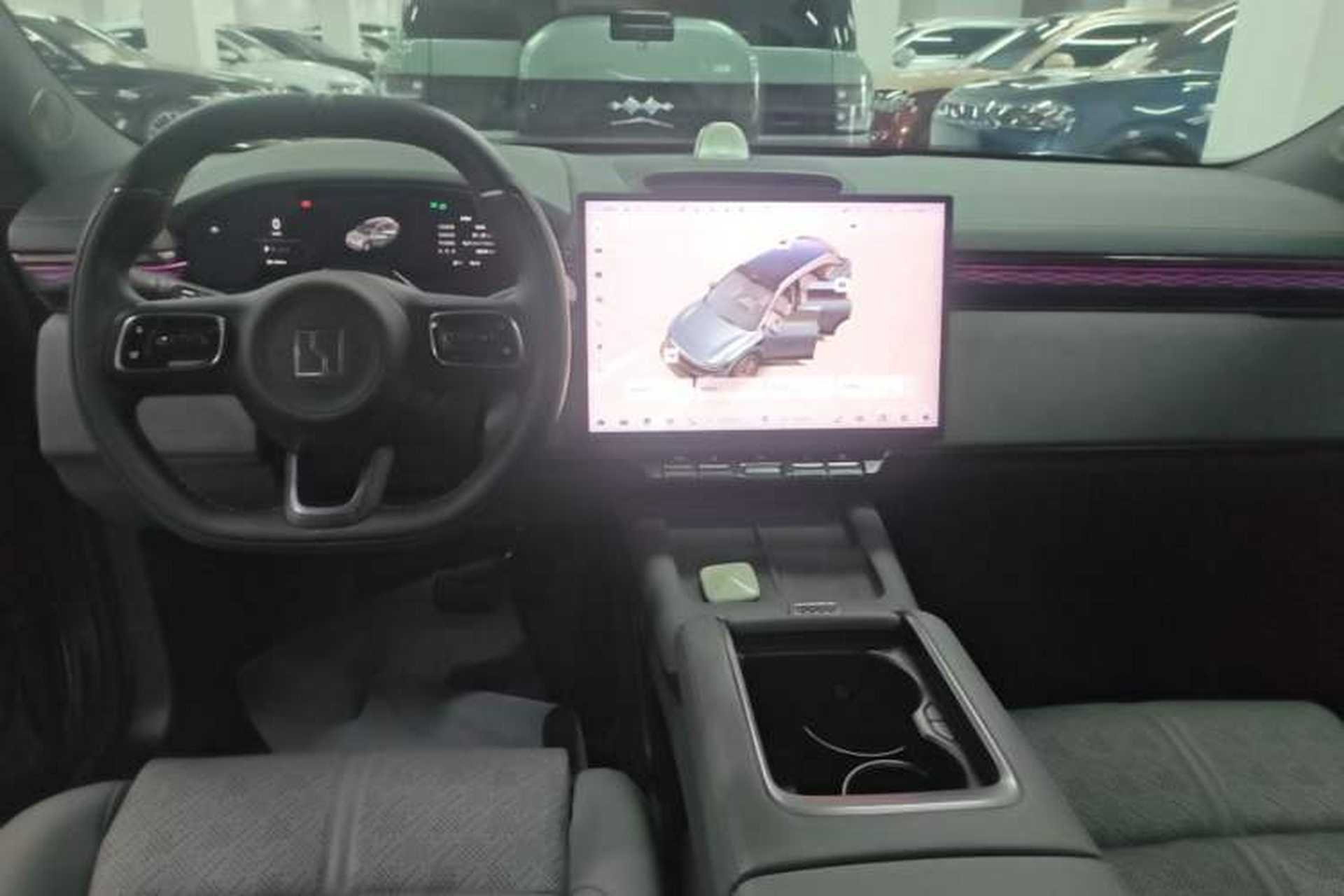 Used Zeekr 7X 2025 100 kWh Long-Range Rear-Wheel Drive with Intelligent Driving Features Center Console