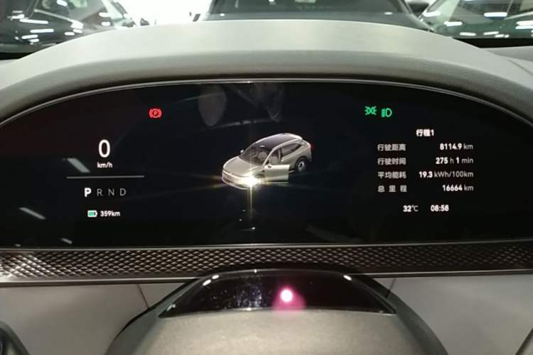 Used Zeekr 7X 2025 75 kWh Rear-Wheel Drive Intelligent Driving Version Instrument Cluster